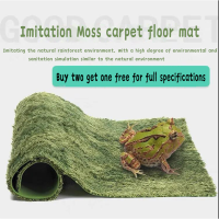 HiCoDo Horned Frog Cushion Material Reptile Supplies Landscaping Moss Car Tortoise Rain-Forest Moisturizing Mud