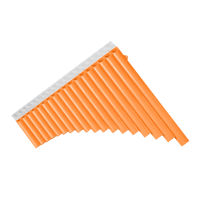 18-Pipe Pan Flute G-G3 Key Pan Pipes ABS Panpipes Chinese Traditional Woodwind Instrument With Carry Bag