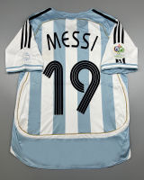 Auction Retro Argentina 2006 Home 19  Soccer Jersey Football Shirts