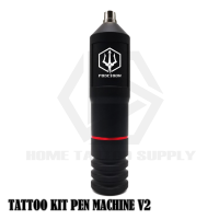 ปากกาเพนครบชุดรุ่น 2 TATTOO KIT PEN MACHINE V2 ชุดอุปกรณ์สำหรับฝึก ชุดฮอคเพนรุ่น 2