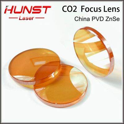 Hunst China CO2 Znse Dia.12เลนส์โฟกัส18 19.05 20มม. FL38.1 50.8 63.5มม. สำหรับอะไหล่เครื่องจักรตัดแกะสลักด้วยเลเซอร์