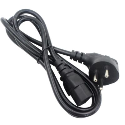 【YF】 1.5M IEC320 C13 to Israel 3 Pin AC EU Plug Power Cable Lead Cord PC Monitor