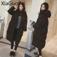 Cotton Casual High Quality Women Winter Coats Thick Single Breasted Female Long Coats Pockets Black Ladies Coats