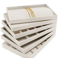 Velvet Jewelry Tray Case Stackable Jewelry Display Storage Box Portable Ring Earrings Necklace Organizer Box Jewelry Holder