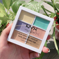 คอนซีลเลอร์ NYX Professional Makeup Color Correcting Concealer Palette 6สี แต่งหน้าสีคอนซีลเลอร์ปกปิดรอย