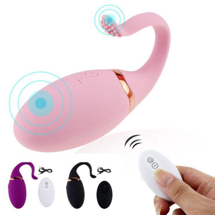 Wireless Remote Control 10 Vibrating Egg Vaginal Balls Tadpole Sex Toys