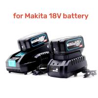 zvhm00 Latest BL1830 18V 6000mAh Battery and charger For Makita 18V Battery Rechargeable Replacement BL1840 BL1850 BL1860 BL1860B Tools