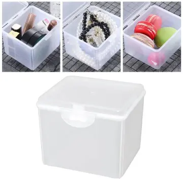 Small Plastic Container Storage Box With Lid Dust-Proof Stackable