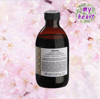 Davines Alchemic Shampoo Chocolate/Conditioner Chocolate 280/250 ml แชมพู และครีมนวดผม เพิ่มเม็ดสีโทนน้ำตาลเข้ม โทนช็อคโกแลต