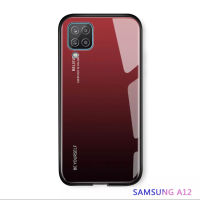 [ส่งจากไทย] Fashion Case Samsung Galaxy A12 เคสซัมซุง สำหรับ Samsung galaxy A12 เคสกระจกสองสี เคสเงาไล่สี ขอบนิ่ม TPU CASE สินค้าใหม่ Samsung A12 Case