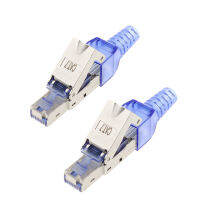 【Wireless】 สายเคเบิล2แพ็คเครื่องมือไม่มีฉนวน RJ45 Cat 7 / Cat6A ปลั๊ก Cat7ปลั๊ก/ตัวเชื่อมต่อ Cat7 Modular 23/24AWG