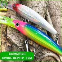 ADYQKU0DH 160มม./72.9ก. Crankbaits กิจกรรมกลางแจ้งกลางแจ้ง มีประโยชน์และดี เหยื่อล่อปลา อุปกรณ์ตกปลาสำหรับตกปลา ตะขอปลาตะขอ เหยื่อปลามีนโน