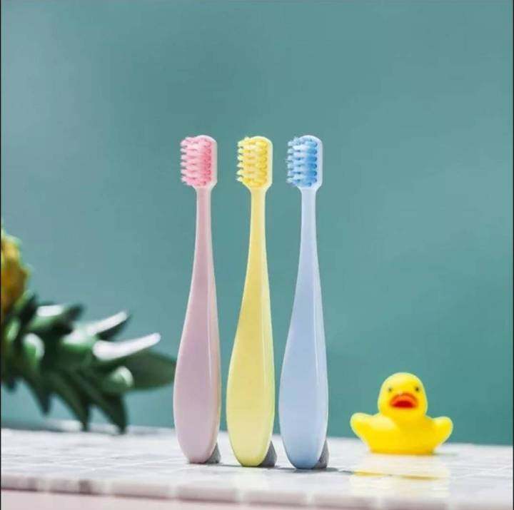 แปรงสีฟัน-แปรงสีฟันเด็ก-1-3ขวบ-kid-toothbrush-soft-slim-แปรงสีฟันเด็กขนนุ่ม-แปรงสีฟันญี่ปุ่น-แปรงฟันเด็กขนนุ่มพิเศษ-แพ็ค-3-ด้าม-พร้อมส่ง