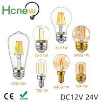 [HOT QQZIWWUJJWG 104] Led แรงดันไฟฟ้าต่ำ E12 E14 Led โคมไฟ DC12V 24V T22 G40 A19 ST58 6W หลอดไฟ LED 2700K RV หัวรถจักร Room Light