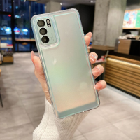 เคสโทรศัพท์สำหรับ OPPO Reno 10 Pro 5G 8T 4G 8Z 8 5G 9 Pro + 7Z 7 6Z 6 5F 5Z 5 4 4Z 3 Pro 2เคสพื้นที่ใสซิลิโคนฝาครอบป้องกันกันตก