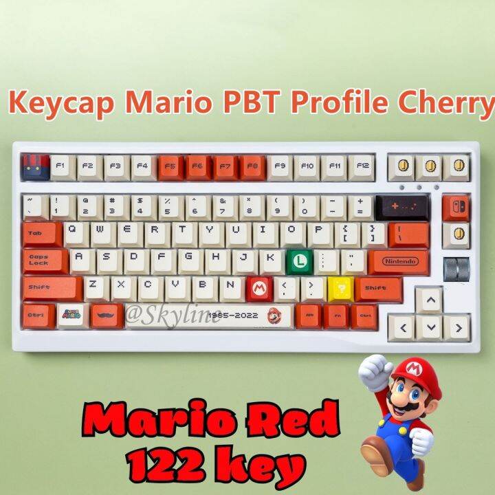 Set 29 Keycaps PBT Per Tastiera Meccanica – Profilo OEM, Sublimazione 5 Lati, Design Valorant Clove Per PC Gamer