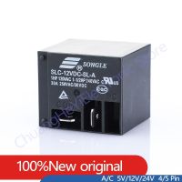 Original Relay T91 5V 12V 24V SLC-05VDC-SL-C SLC-12VDC-SL-C SLC-12VDC-SL-A Black Electrical PCB Power Relay 30A 250VAC 4PIN 5PIN