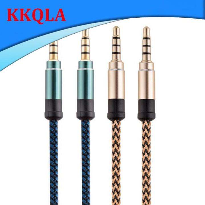 qkkqla-aux-cable-cord-jack-3-5mm-male-audio-speaker-connector-extension-wire-for-headphones-car-mp3-mp4-player