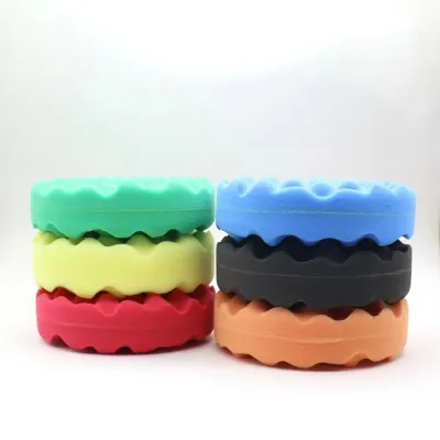 8 inch double side sponge polish pad 195 mm Ultra-fine foam polishing pad 6 colors for choose