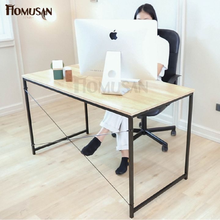 โปรโมชั่น-คุ้มค่า-โต๊ะทำงานไม้-โครงเหล็กho-t1-ก60xย120xส70-cm-รับน้ำหนัก-150-kg-โต๊ะ-โต๊ะไม้-โต๊ะทำงาน-โต๊ะคอม-โต้ะ-ราคาสุดคุ้ม-โต๊ะ-ทำงาน-โต๊ะทำงานเหล็ก-โต๊ะทำงาน-ขาว-โต๊ะทำงาน-สีดำ