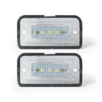 【LZ】℗☇☑  2pcs LED License Number Plate Light For Mercedes Benz C class W203 CLK C209 W209 A209 SL R230 Bright White Canbus Error Free