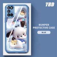 YBD เคสโทรศัพท์ สำหรับ OPPO A52 A92 A72 ฟิล์มเลนส์รถ TPU แบบนิ่มมีสีใสป้องกันด้วยลวดลายการ์ตูนน่ารัก