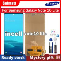 Salmatt 6.7นิ้ว Incell จอ LCD สำหรับ Samsung Galaxy Note 10 Lite จอแสดงผล LCD แบบสัมผัสหน้าจอสำหรับ Samsung Note10 Lite N770F ประกอบดิจิไทเซอร์จอแอลซีดี