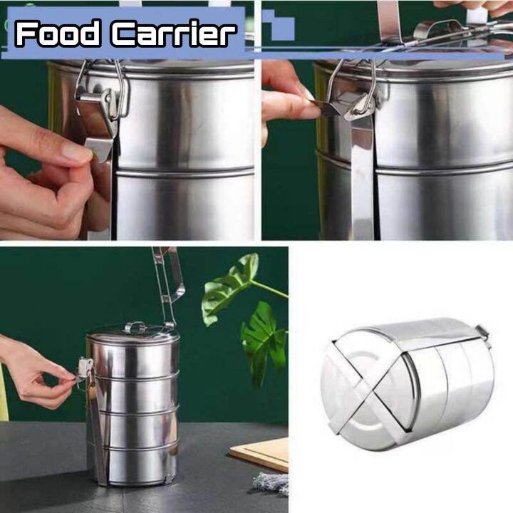 ปิ่นโตสเเตนเลส-ปิ่นโต-สแตนเลส-ขนาด-14-ซม-stainless-steel-ware-food-carrier