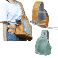 s Sling Carrier PU Bag Breathable Cat s Chest Backpack Outdoor Walking s Puppy Dog Shoulder Sling Bag For Small Dog Cat