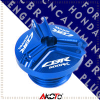 น้ำมันเติมหมวกสำหรับฮอนด้า CBR600RR F5 CBR400RR CBR500R CBR 500R 400RR 600RR RR 2008-2023รถจักรยานยนต์ ENG. ฝาครอบถ้วยน้ำมัน