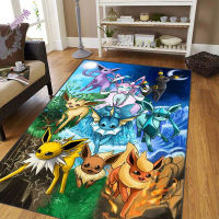 【cw】Pokemon Printed Creativity Pattern Non-slip Rug Baby Play Crawl Floor Yoga Mat Living Room Car Decoration Car Tapestry