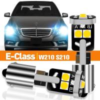 แสงกวาดล้างจอดรถ LED 2ชิ้นสำหรับ Mercedes Benz E Class S210 W210 1998 1999 2000 2001 2002อุปกรณ์เสริม2003โคมไฟ Canbus