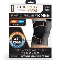 ผ้าซัพพอร์ตหัวเข่าเจลประคบร้อน/เย็น copper fit rapid relief knee