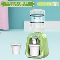 BBGS Mini Water Dispenser Kids Pink Drinking Water Fountains Educational Toys Miniature Life Play Scene Model Doll House Toys for kids set