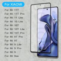 [HOT DOLXIOWEOH 539] HD Full Cover กระจกนิรภัยสำหรับ Xiao Mi Mi 11T Pro 11 Lite Mi 9T 9 Pro Lite Mi9 Cc9 9se 10 10T Lite ป้องกันหน้าจอแก้ว