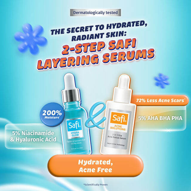 SAFI Hydra Glow Glycerin & Hyaluronic Acid OilFree Serum & Acne