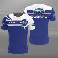 T-shirt Subaru Racing Summer Car 3d 3d 3d Print Men Casual Large Size Short Sleeve T-shirts 2023 New T-shirt