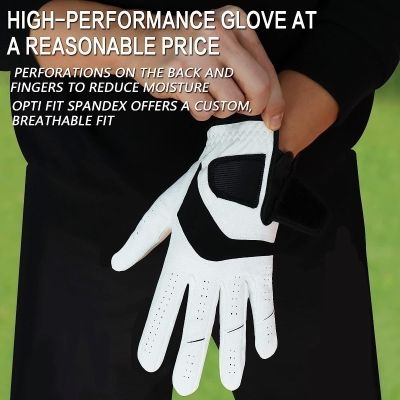 ：“{—— Mens Golf S 1 Pcs Left Right Hand Flexible Comfortable Soft Premium Cabretta Leather Drop Shipping