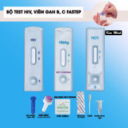 HCMCombo 3 bộ test Viêm gan B C và HIV lấy máu đầu ngón tay có kết quả sau