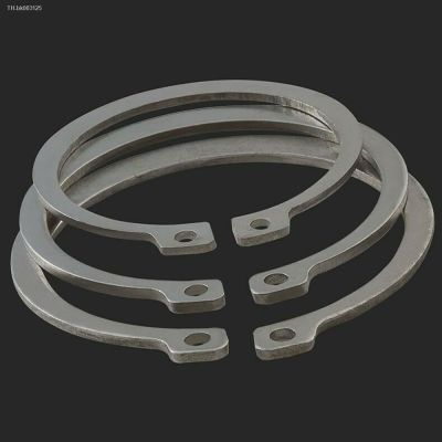 ✧▤ M3-M75 Circlips For Shaft 304 Stainless Steel Shaft Retaining Snap Ring Bearing Retainer Circlip GB894 C-clip Washers