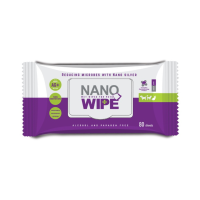 Nano Wipes ทิชชู่เปียก เช็ดทำความสะอาด สำหรับสัตว์เลี้ยง 20 - 80 แผ่น