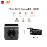 [NEW]70mai Dash Cam A400S +Rear Camera (RC09) - Grey เครื่องบันทึกการขับขี่ 70mai A400S + กล้องหลัง RC09 ชุดบันทึกการขับขี่คมชัด 1440p มุมมอง 145° ศูนย์ไทย -1Y