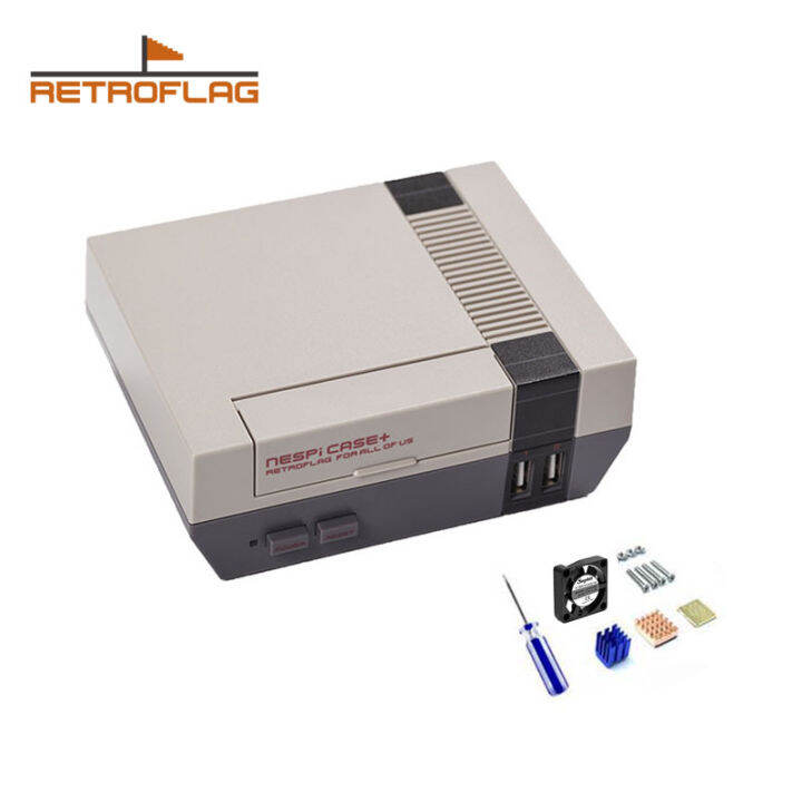 Original RETROFLAG NESPi Case Plus Functional Power Button with Safe ...