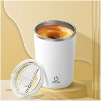 USB ชาร์จอัตโนมัติ Self Stirring Magnetic Mug สแตนเลสกาแฟนมผสมถ้วย Blender Smart Mixer ขวดน้ำ