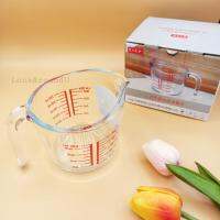 ถ้วยตวงแก้ว ถ้วยตวงแบบหนา ทนความร้อนสูง 8,16,32 oz ถ้วยตวงของเหลว Glass Measuring Cup