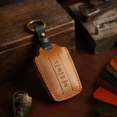 Car Key Case Genuine Leather Cover for Great Wall WEY Tank 300 Vv7 GT Vv6 Vv5  Keyring Holder Shell