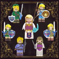 ตำนานของ Zelda Tears Of The Kingdom ลิงค์เกมทีวีอิฐรูปปั้นขนาดเล็กของขวัญวันเกิดของเล่นเพื่อพัฒนาการสำหรับเด็กบล็อกตัวต่อ DIY