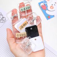5 Plastic Transparent Bill Paper Clips Sealing Food Bag Clips Clothesline Laundry Hanging Hinge Clips for Home Office Stationery
