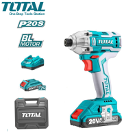 TOTAL สว่านไขควงกระแทก ไร้สาย 20 V (แบต 2 ก้อน + แท่นชาร์จ รุ่น TIRLI2017 ( Li-ion Impact Driver )