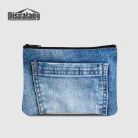 【CW】 Dispalang Coin Purses Denim Printed Women  39;s Small Outdoors Wallet Clutch With Child Money